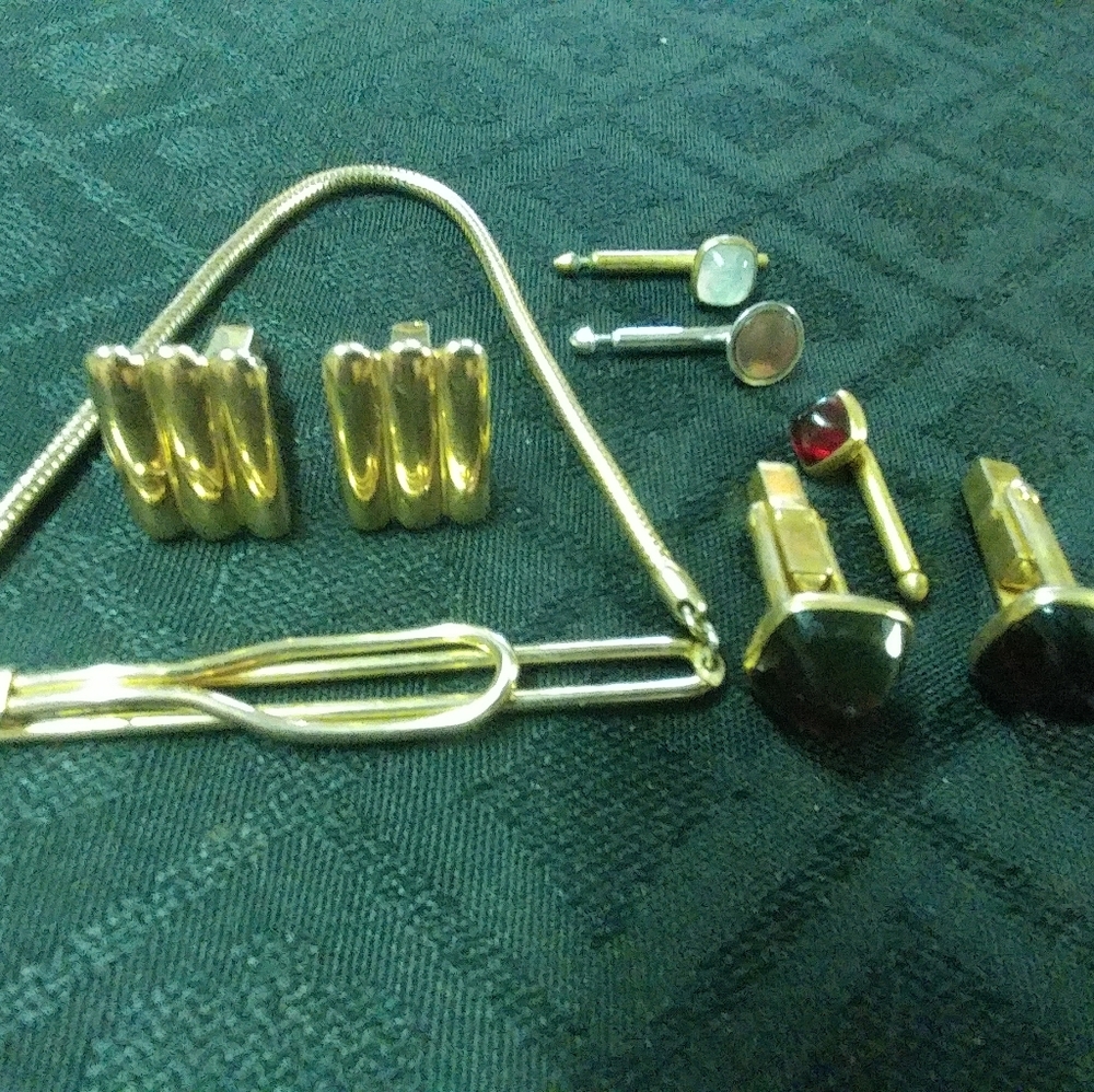 SWANK 1930's-40's 14KGP Silver